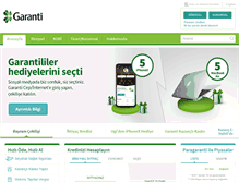 Tablet Screenshot of garanti.com.tr